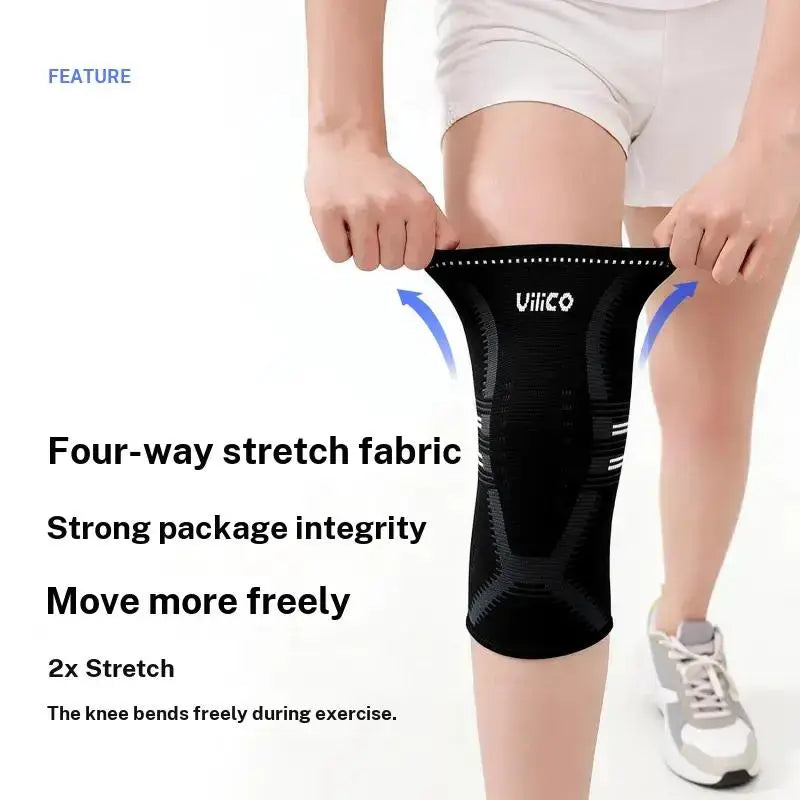 Sports Knee Pads for Basketball, Football, Running, Jump Rope, Marathon, Meniscus Protection, Breathable, Non-Slip, Fitness Leg Sleeves, Knee Pads, Compression Knee Sleeve, Football Gear, Basketball Accessories, Protective Sleeve
