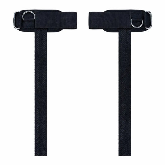 2 in 1 Lifting Straps D Ring Silicone Grip Padded Wrist Support for Deadlifts Cable Machines Gym Accessories