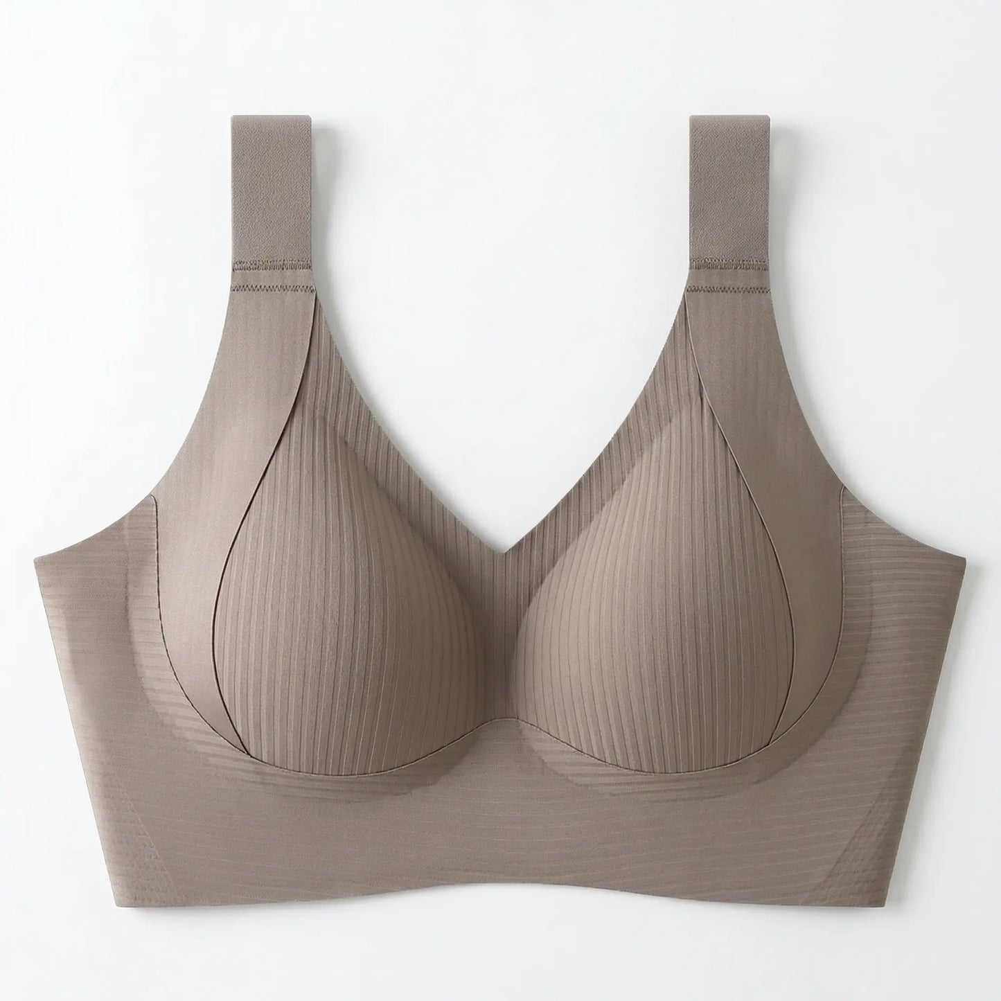 4 Pack Wireless Sports Bras for Women, Seamless Comfortable Bra, Buttery Soft Stretch Workout Bra, Everyday Comfort Support No Underwire Bra for Gym Yoga