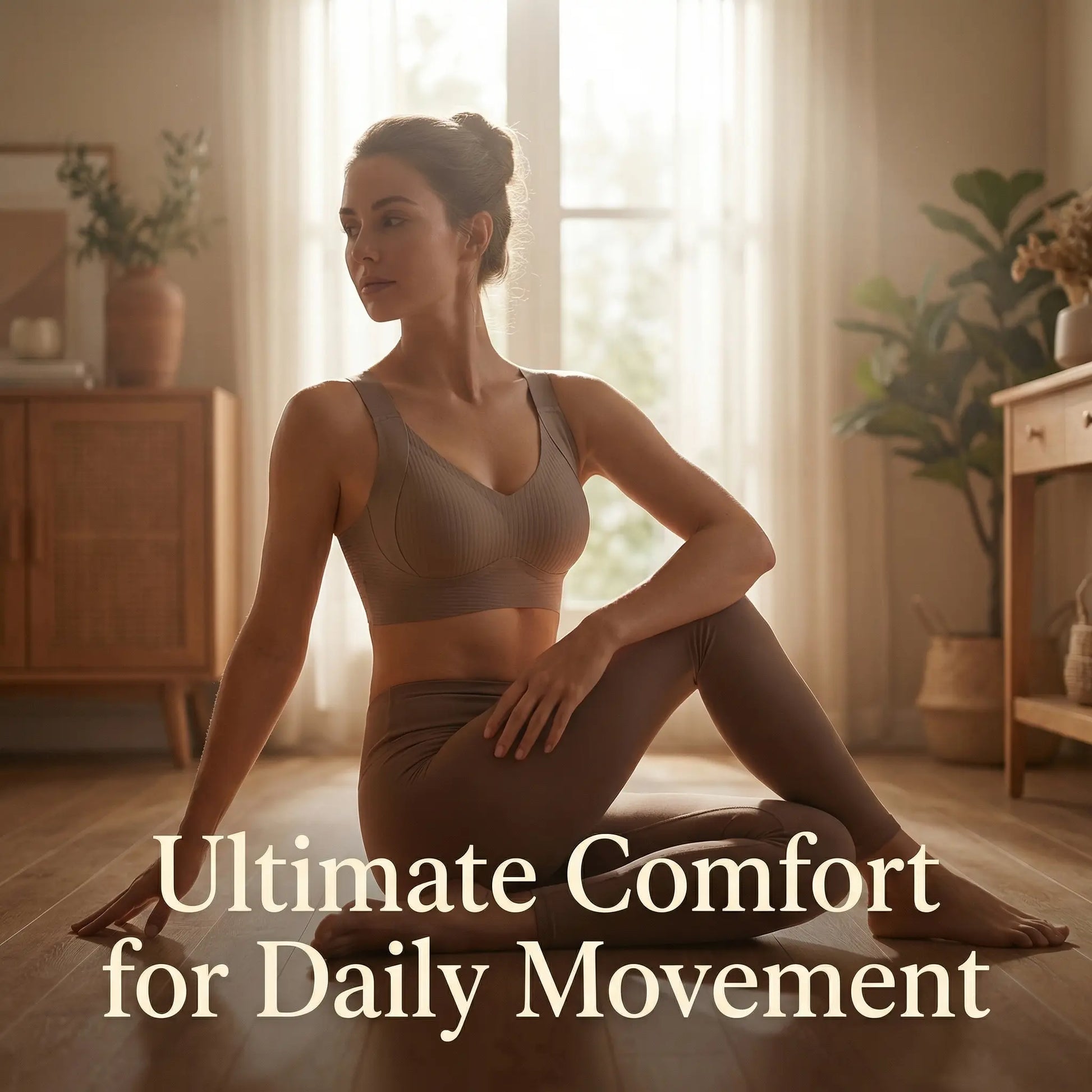 4 Pack Wireless Sports Bras for Women, Seamless Comfortable Bra, Buttery Soft Stretch Workout Bra, Everyday Comfort Support No Underwire Bra for Gym Yoga