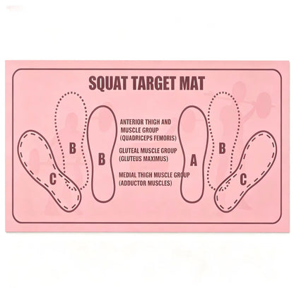 Squat Mat with Foot Position,Non-Slip Workout Mat for Squats & Leg Exercises, Improves Muscle Activation & Knee Support, Home Gym Fitness Mat,30 * 13.8"Inch Squat Pad