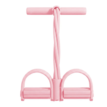 Multi-Functional Pedal Resistance Band Trainer – Portable Foot Pedal Fitness Equipment Home Gym Full Body Workout Machine, Exercise Sit-Ups, Yoga